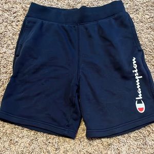blue champion shorts